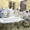 Bệnh nhân cấp cứu tại Bệnh viện Việt Tiệp, Hải Phòng. (Ảnh: Minh Thu/Vietnam+)