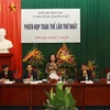 Bà Trương Thị Mai, Chủ nhiệm Ủy ban về các vấn đề xã hội của Quốc hội khóa XIII phát biểu. (Ảnh: Doãn Tấn/TTXVN)