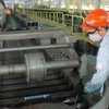 Sản xuất tại nhà máy thép Phú Mỹ. (Ảnh: Internet)
