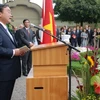 Phó Thủ tướng Hoàng Trung Hải phát biểu tại lễ kỷ niệm. (Ảnh: Lê Thanh/Vietnam+)
