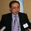 Trợ lý Bộ trưởng Ngoại giao Việt Nam Nguyễn Ngọc Sơn trả lời phỏng vấn. (Ảnh: Lê Hà-Trung Dũng/Vietnam+)