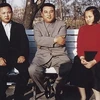 Nhà sáng lập Bắc Triều Tiên Kim Il Sung, cùng con trai Kim Jong Il và con gái Kim Kyong Hui. (Ảnh: Reuters)