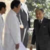 Nhật Hoàng Akihito trước khi vào phẫu thuật. (Ảnh: AP)