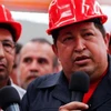 Tổng thống Hugo Chavez thị sát Tổ hợp công nghiệp Santa Inés tại bang Barinas, ngày 21/2. (Ảnh: Internet)