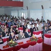 Thủ tướng Nguyễn Tấn Dũng cùng nhiều đồng chí lãnh đạo, nguyên lãnh đạo cấp cao của Đảng, Nhà nước tới dự. (Ảnh: Đức Tám/TTXVN)