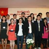 Ban chấp hành Hội sinh viên Việt Nam tại Đức ra mắt. (Nguồn: Thanh Hải/Vietnam+)