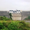 Đập thuỷ điện Sông Tranh 2, nhìn từ hạ lưu. (Nguồn: Nguyễn Sơn/Vietnam+)