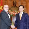 Thủ tướng Nguyễn Tấn Dũng tiếp ông Robert S.Zeigler, Tổng Giám đốc Viện Nghiên cứu Lúa quốc tế (IRRI). (Ảnh: Đức Tám/TTXVN)