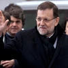 Thủ tướng Tây Ban Nha Mariano Rajoy tới dự hội nghị thượng đỉnh EU tại Brussels, ngày 15/3. (Ảnh: AP)