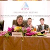 Phó Chủ tịch Quốc hội Tòng Thị Phóng chủ trì cuộc họp không chính thức của AIPA với ASEAN. (Ảnh: Ngọc Tiến/Vietnam+)