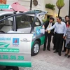 Xe taxi chạy bằng khí thiên nhiên. (Ảnh minh họa: Tiền Phong Online)