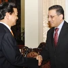 Thủ tướng Nguyễn Tấn Dũng tiếp ông Salah Bin Ahmad Sarhan, Đại sứ ArậpXêút tại Việt Nam. (Ảnh: Doãn Tấn/TTXVN)