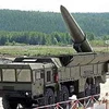 Hệ thống tên lửa tầm ngắn hiện đại Iskander. (Ảnh: nguồn Internet)