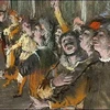 Bức tranh "Les Choristes" của của họa sĩ ấn tượng Edgar Degas.