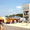 Một góc nhà máy nước sạch ở thị trấn Kong Dờng, cung cấp nước cho 6.797 người. (Ảnh: Sỹ Huynh/TTXVN) 