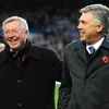 Ancelotti không ngại chiêu tâm lý chiến của Sir Alex. (Nguồn: Internet)