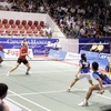 Thi đấu nội dung đôi nam nữ tại Giải Cầu lông Challenge Việt Nam năm 2009. (Nguồn: Internet) 