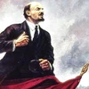 Tranh vẽ V.I.Lenin lãnh đạo tiến hành Cách mạng tháng Mười. (Nguồn: Internet)