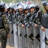 Lực lượng an ninh Thái Lan sẽ được cấp thêm tài chính để đối phó với các cuộc biểu tình của phe "áo đỏ." (Ảnh: AFP/TTXVN)