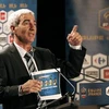 Huấn luyện viên Domenech công bố danh sách sơ bộ dự vòng chung kết World Cup 2010 của đội tuyển Pháp. (Ảnh: Reuters)