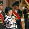 Tổng thống tạm quyền Kyrgyzstan, bà Roza Otunbayeva. (Nguồn: Reuters)