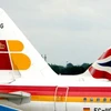 Biểu tượng của hai hãng hàng không British Airways và Iberia. (Nguồn: Internet)