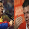 Tổng thống Venezuela, Hugo Chavez (trái) sẽ gặp người đồng cấp mới đắc cử bên Colombia, Juan Manuel Santos. (Nguồn: Reuters)