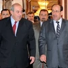 Liên mình của Thủ tướng Iraq Nuri al-Maliki (phải) đã chấm dứt đàm phán với liên minh của cựu Thủ tướng Iraq Iyad Allawi (trái). (Nguồn: Reuters)