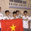 Đội tuyển Robocon Việt Nam xuất sắc giành giải nhì cuộc thi Robocon quốc tế châu Á-Thái Bình Dương. (Ảnh: Thanh Bình/Vietnam+)