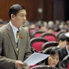 Đại biểu Quốc hội thành phố Hà Nội, ông Vũ Hồng Anh phát biểu ý kiến về dự án Luật Lưu trữ. (Ảnh: Doãn Tấn/TTXVN)