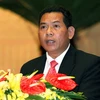 Đại biểu Niê Thuật, Bí thư Tỉnh ủy Đắk Lắk tham luận tại Đại hội Đảng XI. (Nguồn: TTXVN)