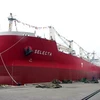 Tàu chở hàng 56.200 tấn mang tên Selecta . (Ảnh: Văn Đức/TTXVN)