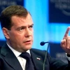 Tổng thống Nga Dmitry Medvedev tại Diễn đàn kinh tế thế giới năm 2011. (Nguồn: AP)