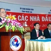 Phó Thủ tướng Thường trực, Nguyên Sinh Hùng phát biểu trong buổi gặp mặt. (Ảnh: Lan Xuân/TTXVN)