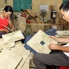 Các doanh nghiệp ngành nghề thủ công là một trong những đối tượng của dự án GFC. (Ảnh: Trần Việt/TTXVN)