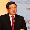 Thống đốc Ngân hàng Nhà nước, Nguyễn Văn Giàu. (Ảnh: Hữu Việt/TTXVN)
