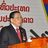 Ông Choummaly Saysasone tiếp tục được bầu làm Tổng Bí thư Đảng Nhân dân Cách mạng Lào. (Nguồn: THX/TTXVN)