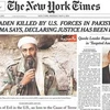 Tin Bin Laden chết đồng loạt lên trang nhất các báo 