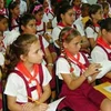 Học sinh Cuba trong một lớp học ngoại khóa. (Nguồn: Internet)