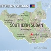 Bản đồ Nam Sudan. (Nguồn: Internet)