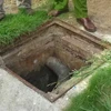 Đường ống xả trộm nước thải chôn ngầm dưới đất của Công ty LongTech Precision. (Nguồn: anninhthudo.vn)