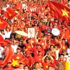 Các cổ động viên bóng đá Việt Nam sắp được quy tụ trong một tổ chức chung. (Ảnh: Quang Nhựt/TTXVN) 