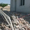 Động đất phá hủy nhà cửa ở thành phố Fergana của Uzbekistan. (Nguồn: Demotix Images) 