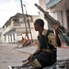 Một binh sỹ chính phủ Somalia trên đường phố Mogadishu. (Nguồn: Getty Images)