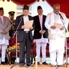 Tân Chính phủ Nepal tuyên thệ nhậm chức. (Nguồn: Getty Images) 