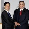 Tổng thống Indonesia, Susilo Bambang Yudhoyono tiếp Thủ tướng Nguyễn Tấn Dũng, ở Jakarta, tháng 5/2011. (Ảnh: Đức Tám/TTXVN)