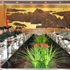 Quang cảnh Hội đàm cán bộ chính trị quân sự cấp cao Việt Nam-Trung Quốc. (Nguồn: TTXVN)