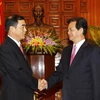 Thủ tướng Nguyễn Tấn Dũng tiếp Đại sứ Trung Quốc tại Việt Nam Khổng Huyễn Hựu đến chào xã giao. (Ảnh: Đức Tám/TTXVN)