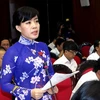 Đại biểu Quốc hội thành phố Đà Nẵng Nguyễn Thị Kim Thúy phát biểu ý kiến về dự thảo Luật Tố cáo. (Ảnh: Nhan Sáng/TTXVN)