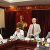 Tổng Bí thư Nguyễn Phú Trọng phát biểu tại buổi làm việc với Ban Tổ chức Trung ương. (Ảnh: Trí Dũng/TTXVN)